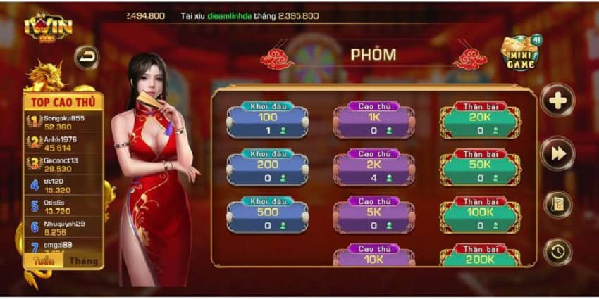 Mỗi trò chơi casino iWin đều có những quy định riêng về luật chơi 