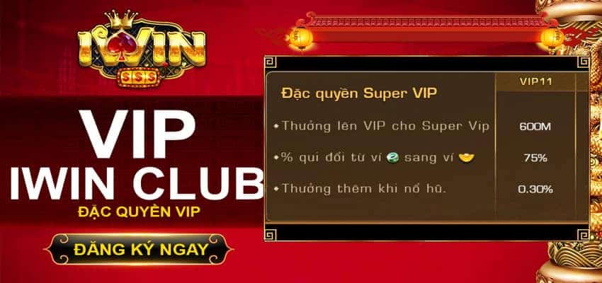 VIP club iwin mang đến nhiều ưu đãi hấp dẫn cho người chơi 