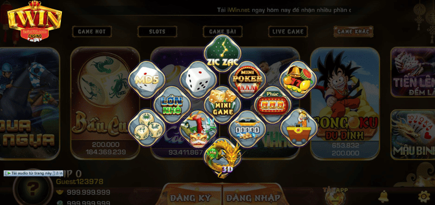 Iwin mang đến đa dạng trò chơi casino trực tuyến 