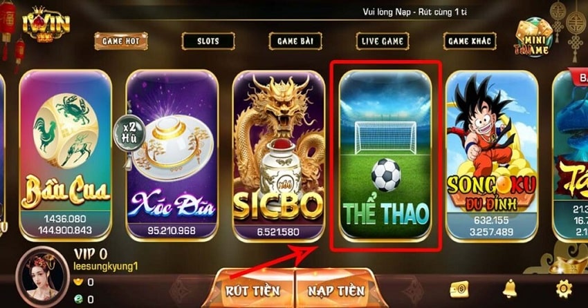 iWin Club gần như bao gồm đầy đủ các trận đấu thuộc mọi giải đấu lớn 