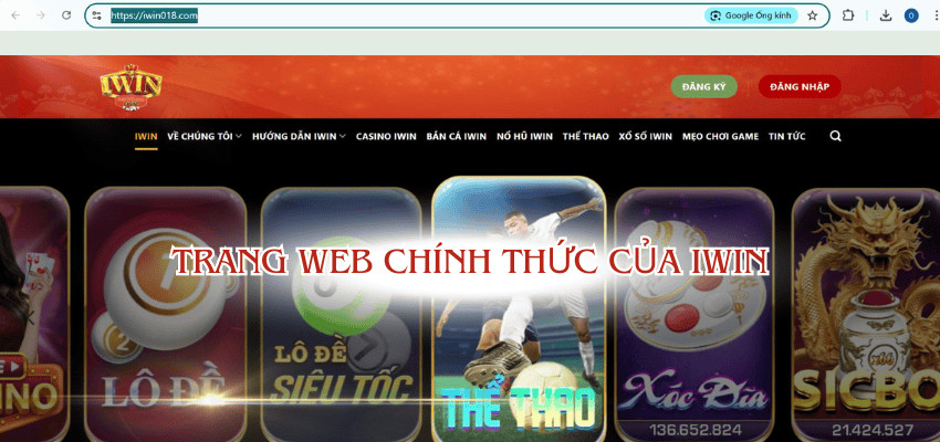 Luôn truy cập vào trang web chính thức của iWin để thực hiện các giao dịch 